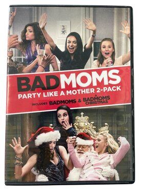 Bad Moms & Bad Moms Christmas DVD Party Like A Mother 2 Pack Universal Pictures